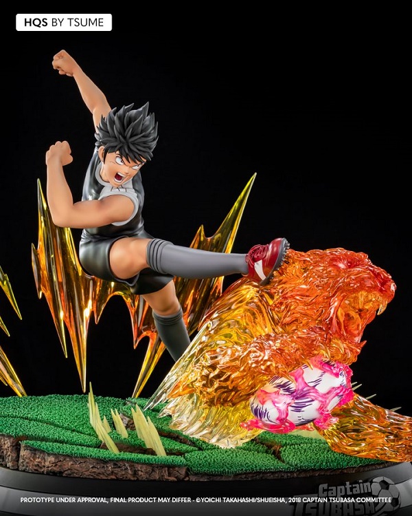 Captain Tsubasa: la statua Tsume con Hyuga Kojiro (Mark Lenders)